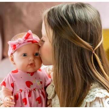 JC Toys Missy Kissy Kiss & Care Nursery | Drink & Wet Interactive Doll Gift Set