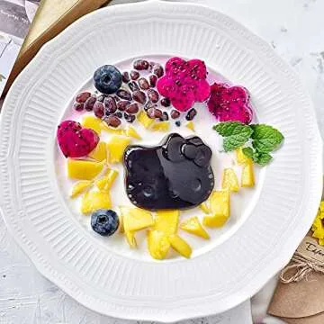 CHEFMADE Hello Kitty Cake Pan, 12-Cavity Non-Stick Cat-Shaped Muffin Bakeware Cupcake Pan for Oven Baking (Pink)