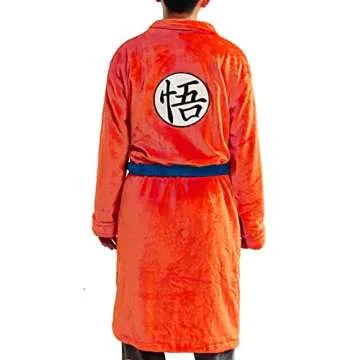 Lopbraa Men's Plush Bathrobe - Vibrant Comfort for Home