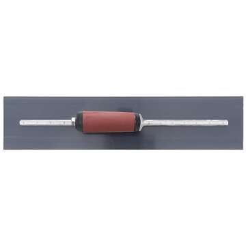 MARSHALLTOWN Finishing Trowels, DuraSoft Handle Material, 457mm Length, 102mm Width, Curved Handle Style, Blue Steel Blade Material, Made In The USA, MXS81BD