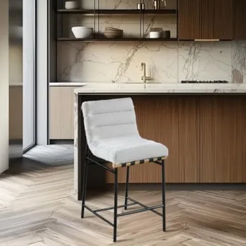 Affordable Boucle Counter Stool for Modern Living