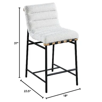 Affordable Boucle Counter Stool for Modern Living