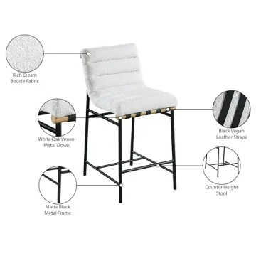 Affordable Boucle Counter Stool for Modern Living