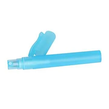 Furnido 10ml 1/3oz Mini Portable pen Perfume Bottle Spray Bottle sample small empty containers fragrances atomizer refillable bottles colored Plastic Pen Shape Travel set-pack of 10 Random Color