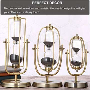 SuLiao Elegant 60 Minutes Hourglass Sand Timer for Home & Office