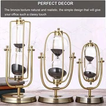 SuLiao Elegant 60 Minutes Hourglass Sand Timer for Home & Office
