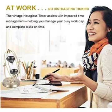 SuLiao Elegant 60 Minutes Hourglass Sand Timer for Home & Office