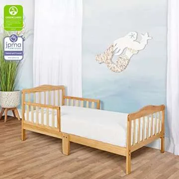 Dream On Me Classic Toddler Bed - Safe, Stylish, Low Design