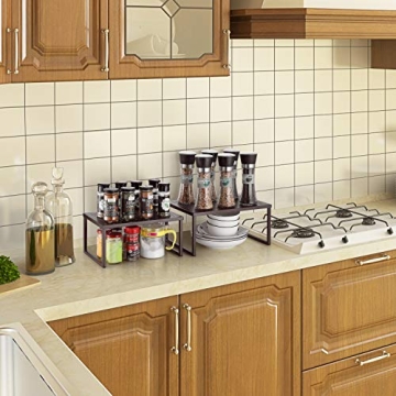 Simple Trending Cabinet Shelf Organizer for Kitchen Space