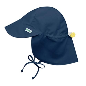 i play. Baby Flap Sun Protection Swim Hat - Adjustable UV Protection, Navy