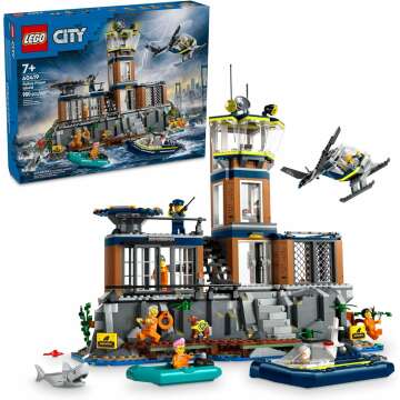 LEGO City Police Prison Island Toy Building Set - 60419