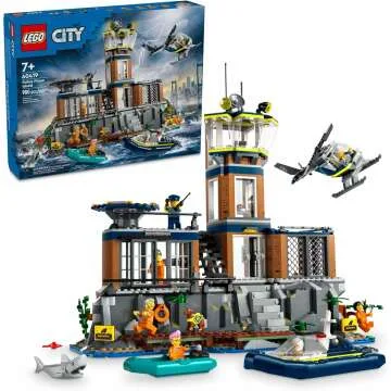 LEGO City Police Prison Island Set for Ages 7+