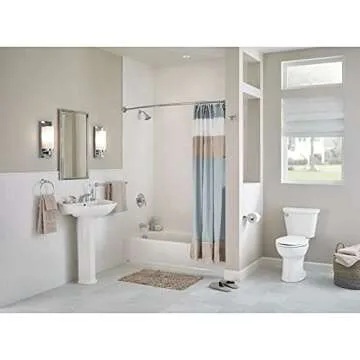 American Standard 221CA104.020 Colony 1.28 GPF 2-Piece Elongated Toilet with 12-In Rough-In, White