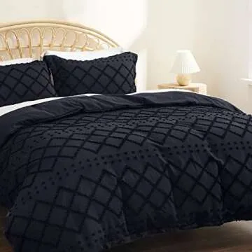 Bedsure Boho Duvet Cover King Size for Chic Comfort