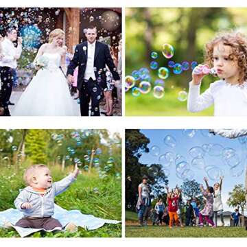 30 Pack Mini Bubble Wands(6 Style, 6 Colors), Bulk Bubble Party Favors, Goody Bags for Kid, Great Summer Outdoor Indoor Toys Gifts for Boy Girl, Valentine Christmas Party Supplies