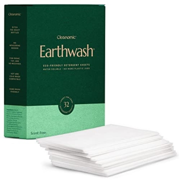 Earthwash Scent-Free Laundry Detergent Sheets for All