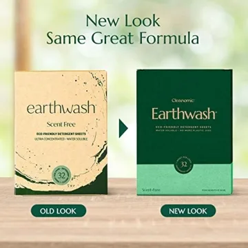 Earthwash Scent-Free Laundry Detergent Sheets for All