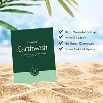 Earthwash Scent-Free Laundry Detergent Sheets for All