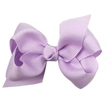 XIMA 3inch Hair Bows with Clip Grosgrain Ribbon Knot Hairbow for Girls And Woman Pack of 32 (with alligator clip)