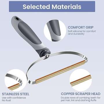 CUIUD Pet Hair Remover - Portable Fur Cleaning Tool