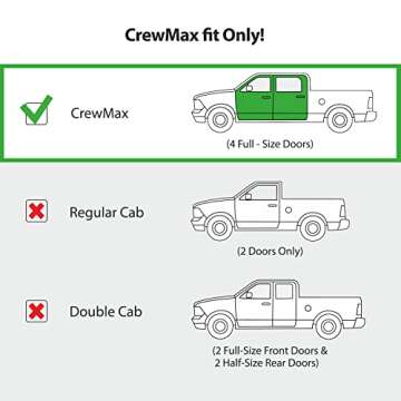 CLIM ART Rain Guards for Tundra 2007-2021 CrewMax