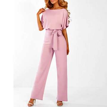 YOMXL Air Essentials Jumpsuit 2023: Women’s Casual Short Sleeve Romper