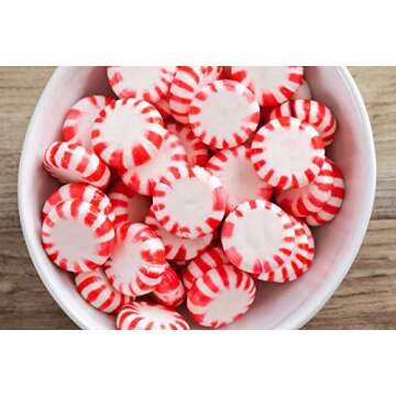 Brach's Star Brites Peppermint Starlight Mints Hard Candy, 5.6 lbs Bulk Candy Bag Individually Wrapped Bulk Holiday Candy