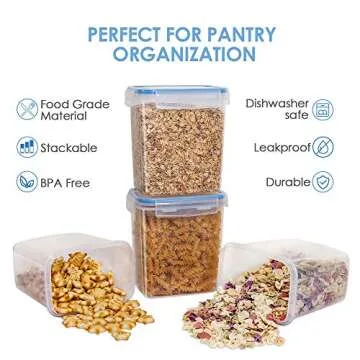 VTopmart Airtight Food Storage Containers 12-Piece Set