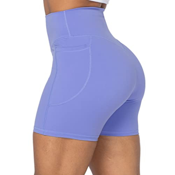 Sunzel Women's High Waist Biker Shorts with Pockets