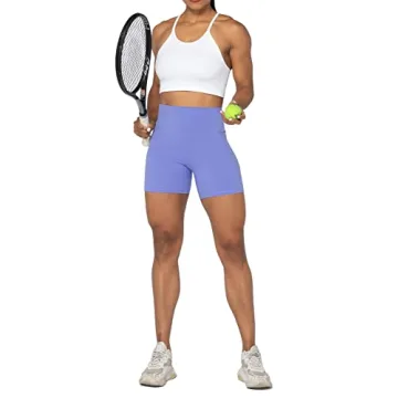 Sunzel Women's High Waist Biker Shorts with Pockets