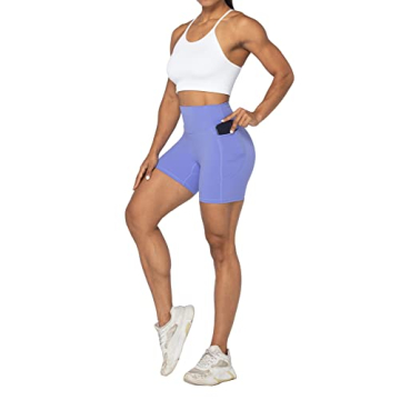 Sunzel Women's High Waist Biker Shorts with Pockets