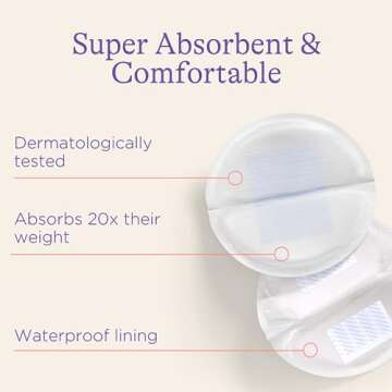 Lansinoh Disposable Nursing Pads, 200 Count, and Breast Therapy Packs with Soft Covers, 2 Pack, Breastfeeding Essentials for Moms