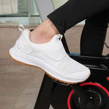 TAILORIA Women's Indoor Cycling Shoes - Breathable, SPD-Compatible