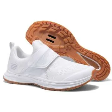 Breathable SPD-Compatible Indoor Cycling Shoes for Women