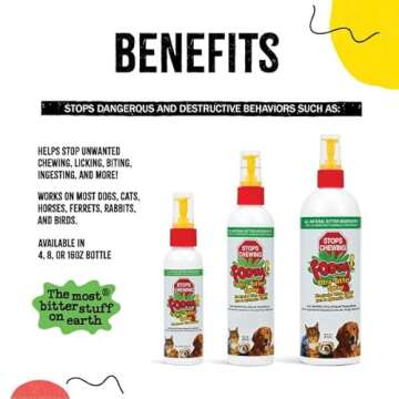 Fooey! Ultra Bitter No Chew Spray – The Ultimate Anti-Chew Solution for Pets