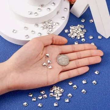 Beadthoven 100pcs Antique Silver Heart Charm Pendants Tibetan Style Extender Chain Drops Charms for Making Choker Necklace Bracelet Earrings Jewelry DIY Accessories