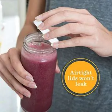 Durable Glass Water Bottles - Eco-Friendly & Leak-Proof Set