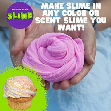 SCS Direct Maddie Rae Slime Clay (2 Pack) Non-Toxic, No Mess Clay Foam Formula for Unique Creamy Butter Effects, Great for Arts & Crafts, Slime Glue Making Supplies, School Projects, Kids Gift