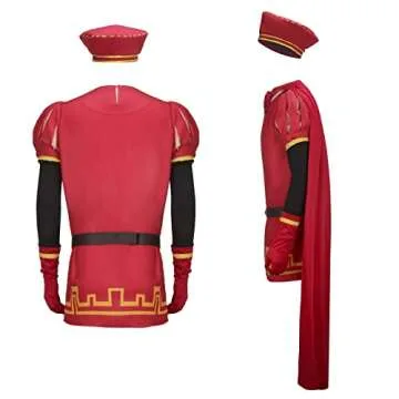 LiuzilaiST Red Cloak Costume Outfit for Halloween Party