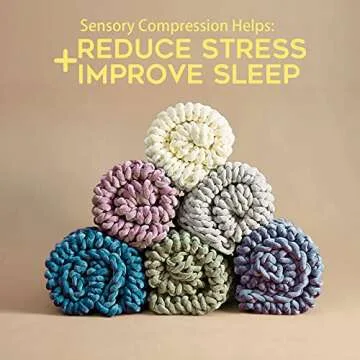 YnM Velvet Knitted Weighted Blanket for Cozy Relaxation