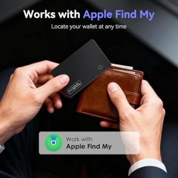 Ultra-Slim Wallet Tracker Card for Apple Find My - Waterproof & Long Battery Life
