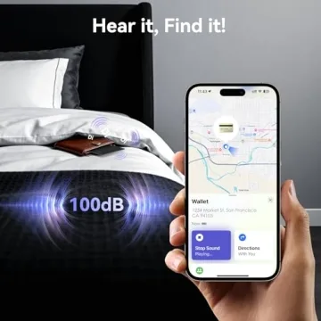 Slim Wallet Tracker Card with Apple Find My Compatibility
