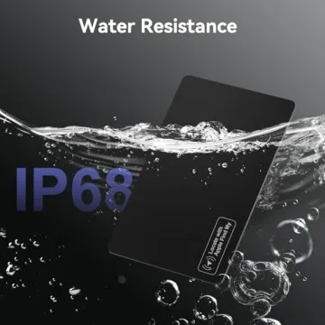 Slim Wallet Tracker Card with Apple Find My Compatibility