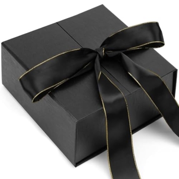 JOHOUSE Black Gift Box with Lid – Ideal for All Occasions