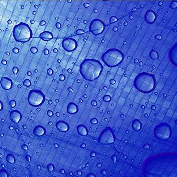 Performance Tool W6000 (5 x 7 ft) Tarp Cover Blue Waterproof Great for Tarpaulin Canopy Tent, Boat, RV Or Pool Cover Performance Tool (Standard Poly Tarp)