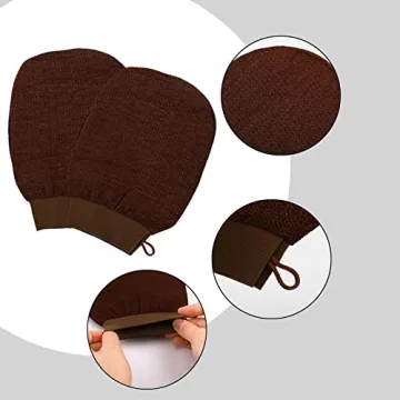 TOPZEA Exfoliating Gloves Dead Skin Remover for Smooth Skin