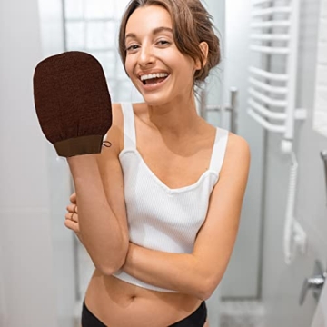 TOPZEA Exfoliating Gloves Dead Skin Remover for Smooth Skin