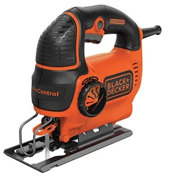 BLACK+DECKER Jig Saw, 5-Amp, 3,000 Blade Speed, 45 Degree Beveled Cuts, ¾-Inch Orbital Blade, 4 Cur...