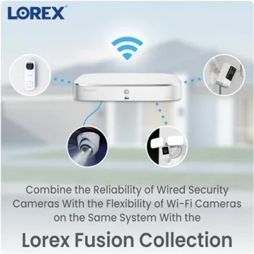Lorex Fusion 4K Security Camera System with 8 Cameras