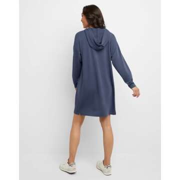 Hanes Women's Hooded Fleece Dress - Stylish Comfort Essentials